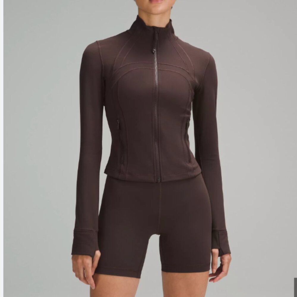 NWOT Lululemon Define Cropped Jacket Size 4 Espresso